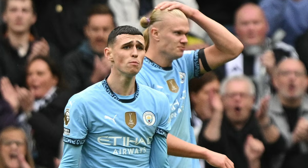 Erling Haaland and Phil Foden for Manchester City vs Newcastle