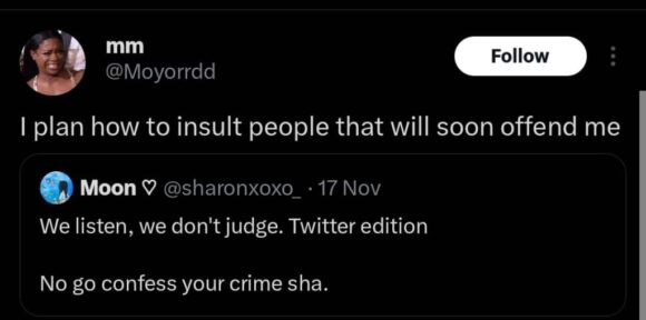 We listen we don't judge trend
