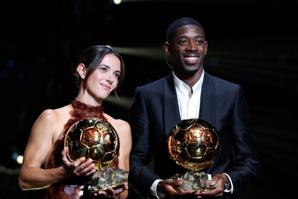 Aitana Bonmati and Ousmane Demebele win the Ballon d'Or