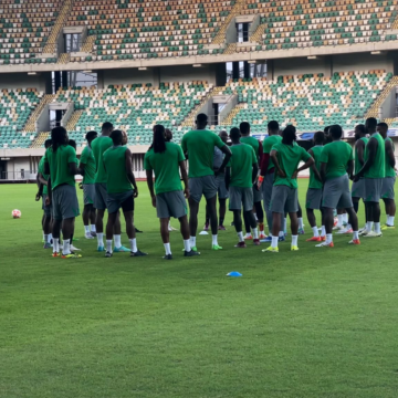 Super Eagles in preparation vs Rwanda