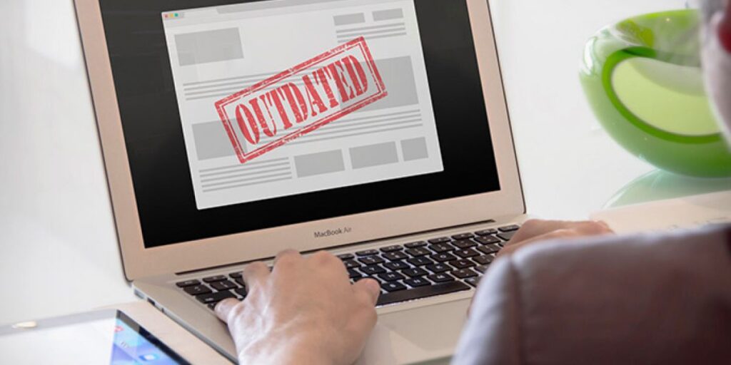 Outdated Websites